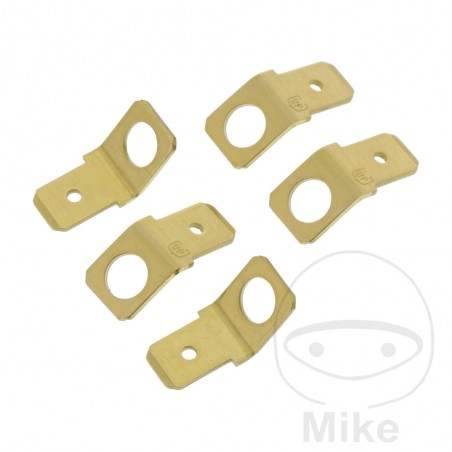 JMP Pack of 5 screwable flat angled connectors M5 158.06.45