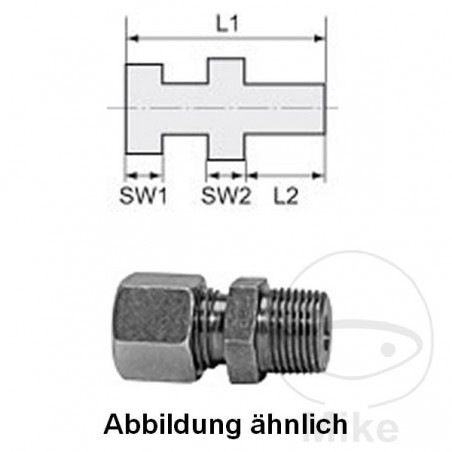 BLITZ Fitting for standard gas installation GE10 3/8 650.09.95