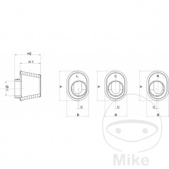 BMC universal air filter RACING 723.22.78