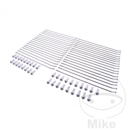 Set of 36 spokes for front wheel with nipples 701.03.17