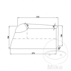 6ON Motorcycle cover 500-1000CC 711.55.12