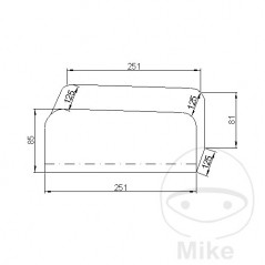 6ON Funda de moto ATV 711.56.VAR