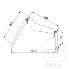 6ON Funda de moto ATV 711.56.VAR