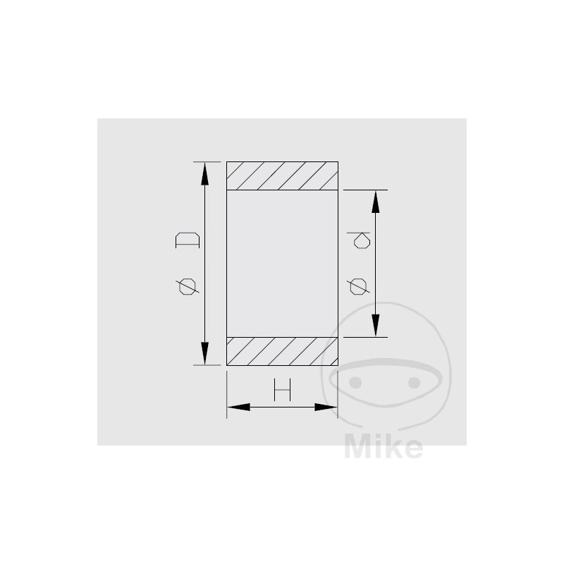KAYABA Piston rod bearing bushing 773.12.07