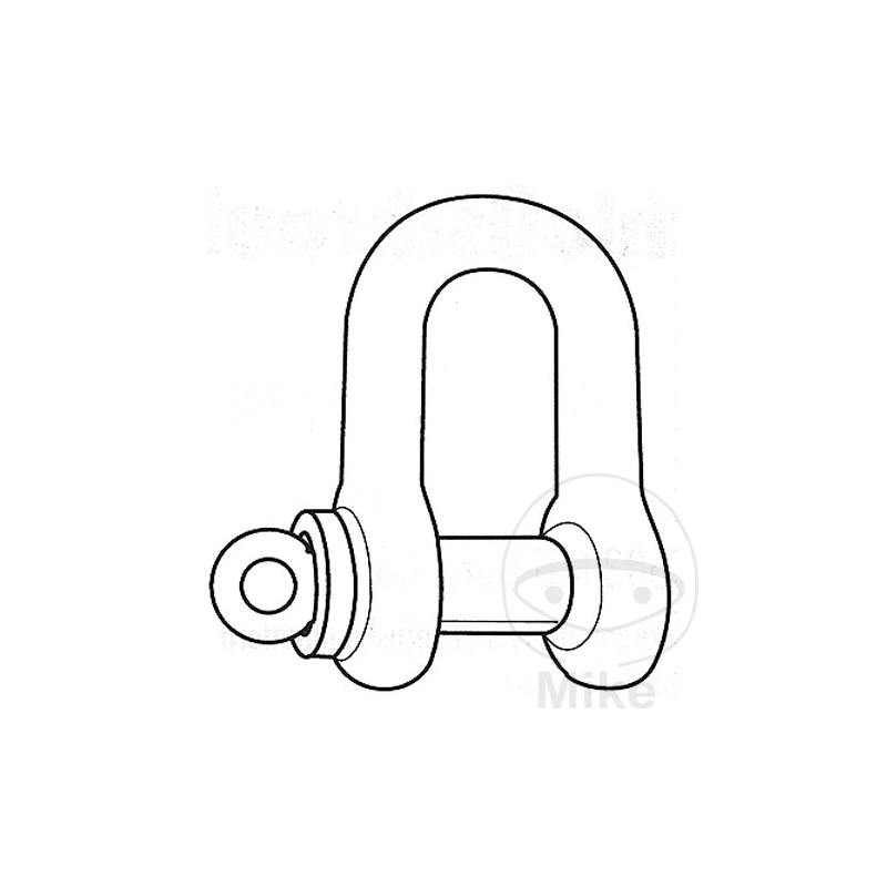 Grillete + perno para sujeción de carga 13 MM 1/2 225.21.20