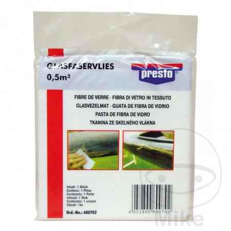 PRESTO Fiberglass bodywork paste 100X100 CM 565.11.95