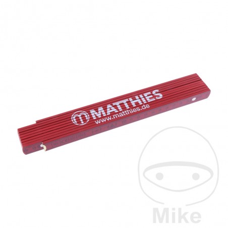 MATTHIES Regla plegable de madera 2 M 647.00.04