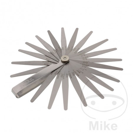 Set of 20 thickness gauge sheets 0.05-1.00 647.07.28