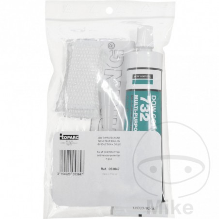 GYS Juego 10 protectores de inductor vidrio + pegamento 659.01.42