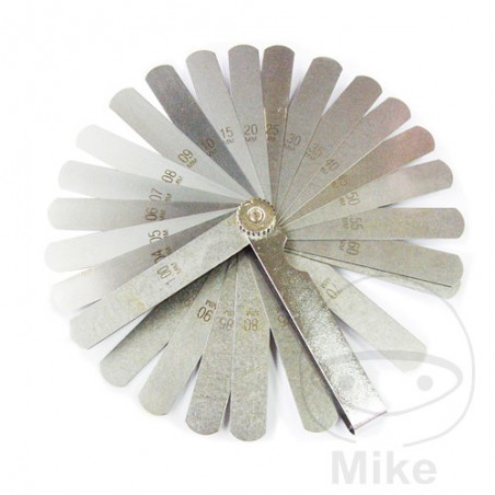 JMP Juego 25 hojas para medicion de espesor 0.04-1.00 MM 722.61.94