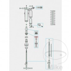 KAYABA Stop rubber for shock absorber head 16 MM 773.11.80