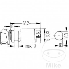 HELLA Interruptor de contacto 145.12.51