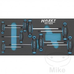 HAZET Set of 9 t-handle screwdrivers T 6-T 30 607.16.08