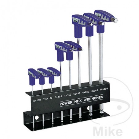 6ON Set of 8 hexagonal T-handle screwdrivers 722.62.10