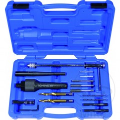 Kit herramientas de perforación para reparar bujías M8 X 1 + M10 614.67.81