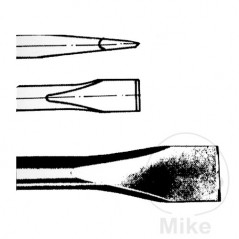 Flat chisel for chipper 6-KANT 10 MM 656.40.41