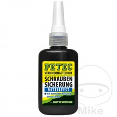 PETEC Medium strength screw fixing glue 50 GR ALTN: 5574102 557.90.24