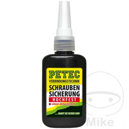 PETEC High strength screw fixing glue 50 GR ALTN: 5574272 557.90.57