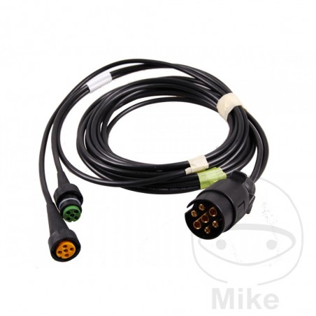 ASPÖCK 7-pole tow cable with 2 5-pole power sockets 4M 338.16.47