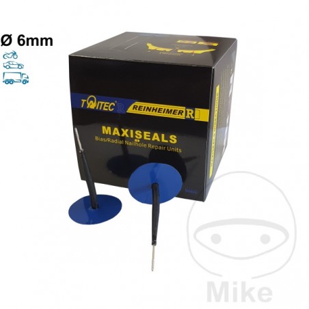 REINHEIMER Kit reparación pinchazos neumáticos tubeless moto MAXI SEAL 6 MM 519.02.59