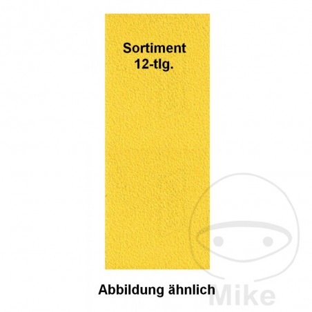 NORTON Sandpaper assortment without holes 115 X 280 SB STR 3X K80 K100 K120 K240 564.10.48