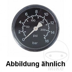Compressed air safety pressure gauge 0-10 BAR 656.10.88