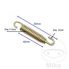 JMP Set of 4 silent exhaust springs 60 MM 764.00.00