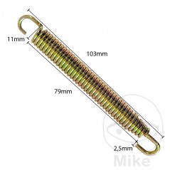 JMP Set of 4 silent exhaust springs 99 MM 764.00.55