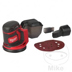 MILWAUKEE Orbital sander with rechargeable battery 18V M18 BOS125-502B 685.03.59