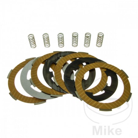 Set of 7 clutch discs and 6 springs 756.03.05