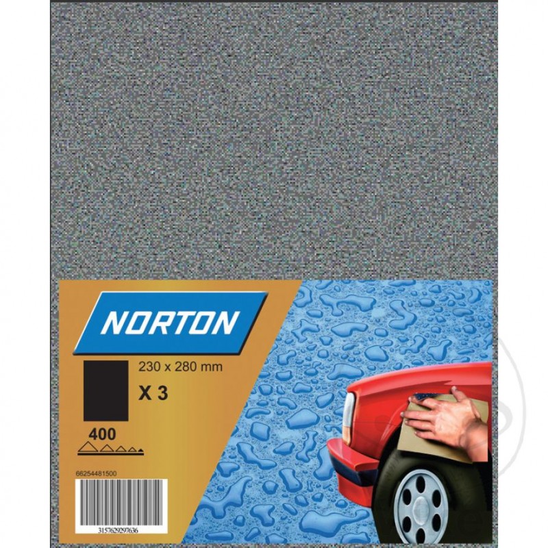 NORTON 3-pack of sandpapers BOG T489 K600 WF 230X280 MM 564.14.85