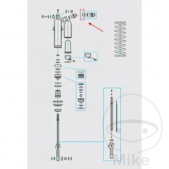 KAYABA Junta amortiguador para moto 1.5 X 25 MM 773.06.28