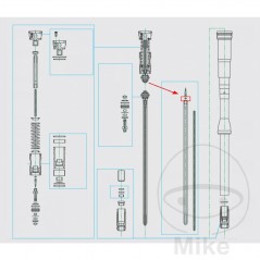 KAYABA Fork bleed screw gasket 1.8 X 7.5 MM 773.06.30