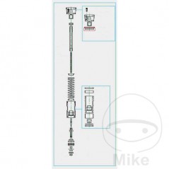KAYABA Lower fork cover gasket 2.4 X 38 MM 773.10.83