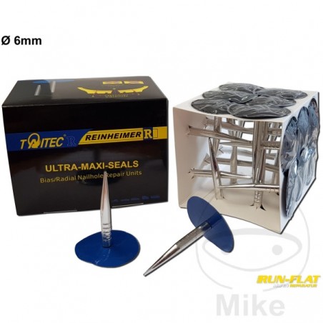 REINHEIMER Pack 24 parches seta interior reparar cubierta neumático 6 MM 519.04.79