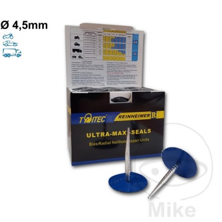 REINHEIMER Pack 24 parches seta interior reparar cubierta neumático 4.5 MM 519.04.80