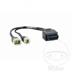 GUTMANN Adaptador conector para diagnóstico unidad de control moto BKA03 4 + 6 PIN 658.96.18