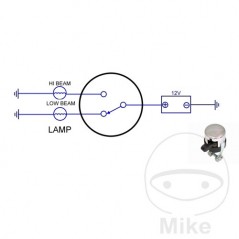 JMP 2 position light switch 704.00.58