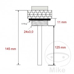 JMP Indicador directo temperatura de aceite 24 X 3.0 MM ALTN: 7090098 709.00.68