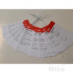 JMC Pack 10 German engine/gearbox oil change labels 998.91.51