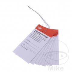 JMC Pack 10 etiquetas de servicio en alemán 998.91.52