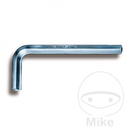 HAZET Llave allen acodada 2 MM 605.87.88