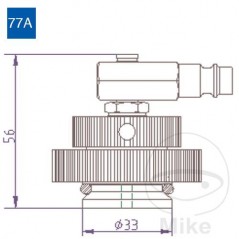 Brake bleeding connection cap NR.77 A 03.9302-0938.2 657.00.00