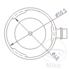 Brake bleeding connection cap NR.77 A 03.9302-0938.2 657.00.00