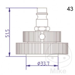 ATE Brake bleeding connection cap NR.43 03.9302-0774.2 657.21.35