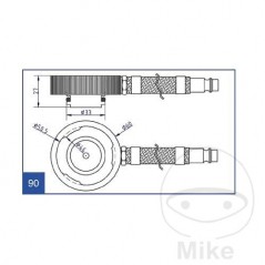ATE Brake bleeding connection cap NR.90 03.9302-0943.2 657.28.38