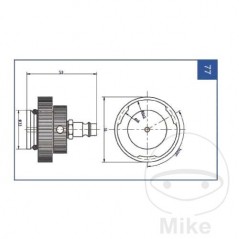 ATE Brake bleeding connection cap NR.77 03.9302-0914.2 657.30.18