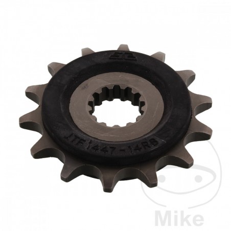 JT SPROCKETS Transmission pinion with rubber 14T 520 726.05.20