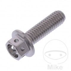 JMP Hex head steel screw M6X1.00 MM V4A RACING 775.31.71VAR
