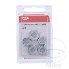 JMP Zinc plated lock nut M8 PACK (5U) 479.01.38